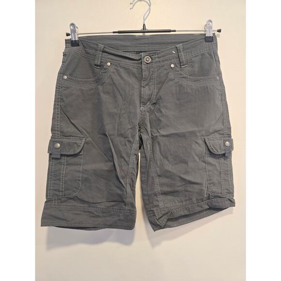 Kuhl Pants - Kuhl Women's Gray Cargo Shorts Size 6 Preloved